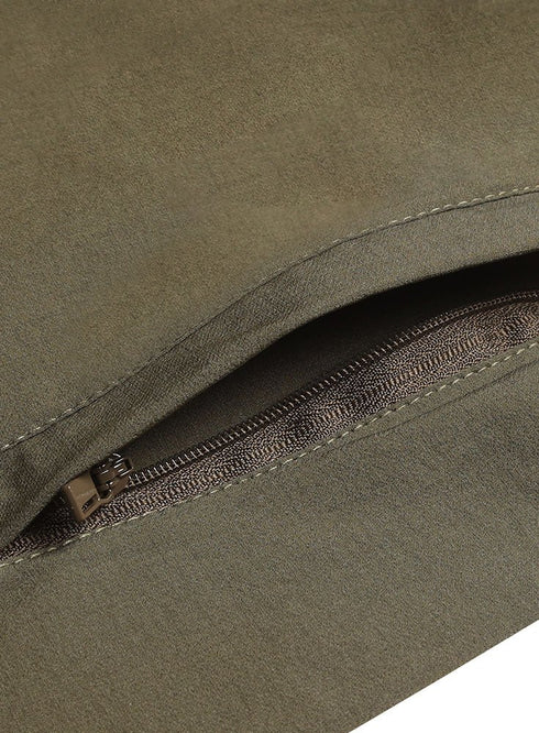 Olive Zipper - Soft Pant - Khotwh